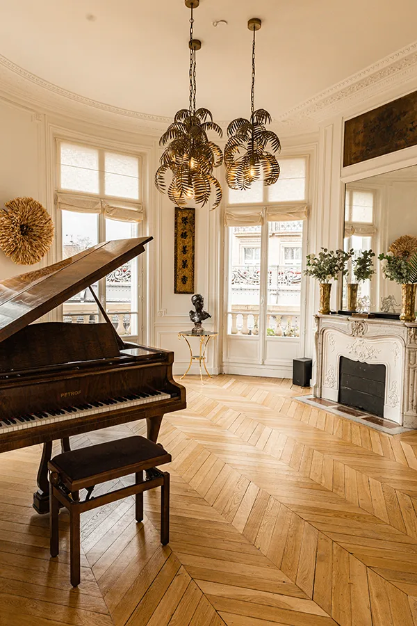 photographie immobilière salon appartement Paris