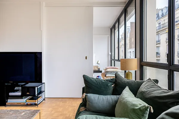 photographie immobilière salon appartement Paris