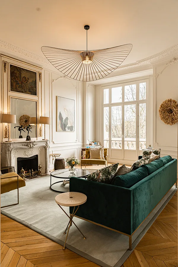 photographie immobilière salon appartement Paris