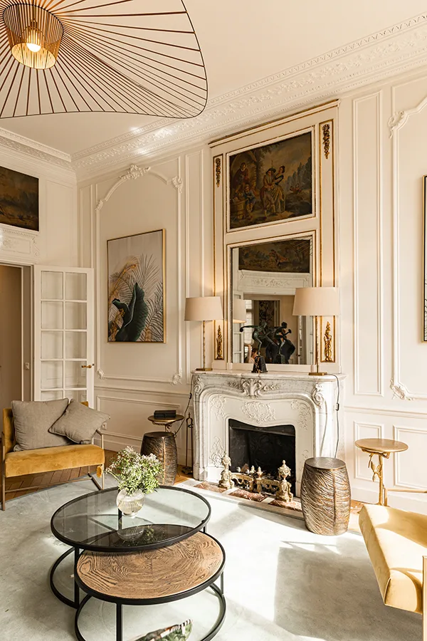 photographie immobilière salon appartement Paris