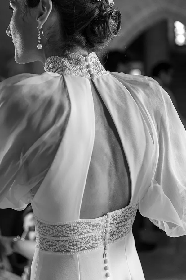 photo de mariage à Paris - details robe