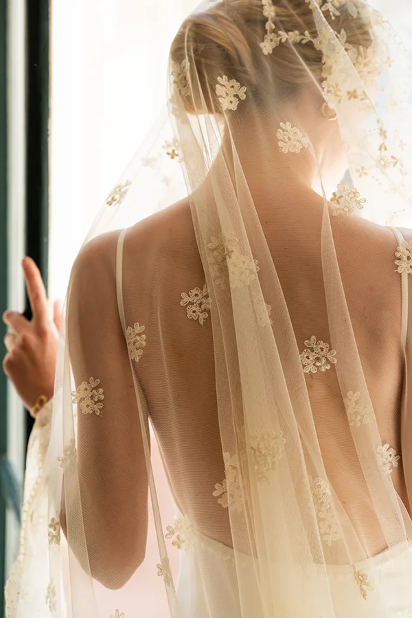 photo de mariage à Paris - voile