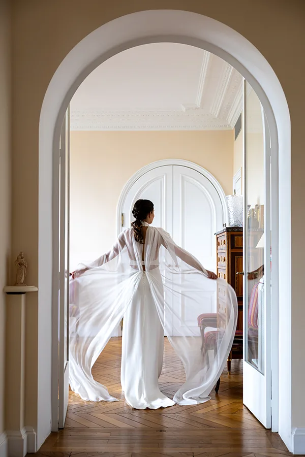 photo de mariage à Paris - la mariée