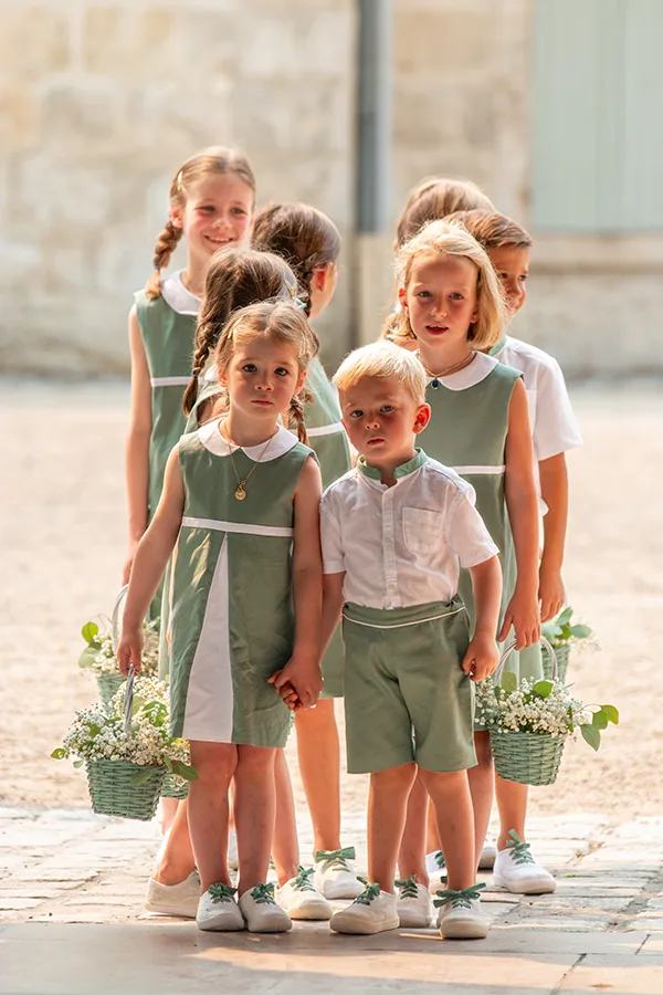 photo de mariage à Paris - les enfants d'honneur
