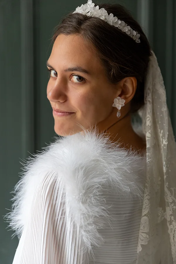 photo de mariage à Paris - la mariée