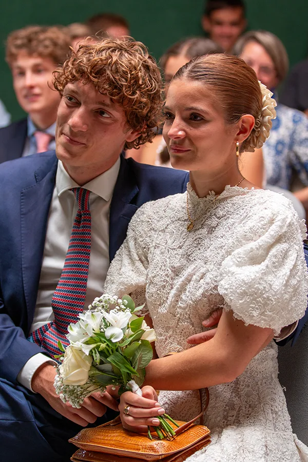 photo de mariage à Paris - gros plan maries