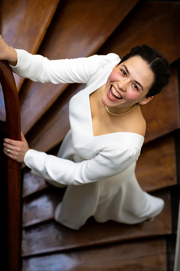 photo de mariage à Paris - une mariée
