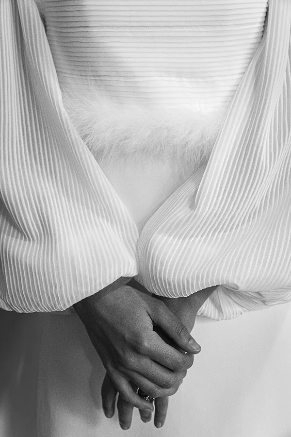 photo de mariage à Paris - details robe