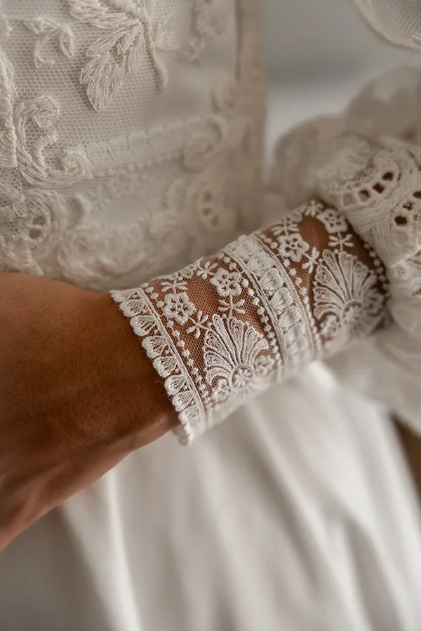 photo de mariage à Paris - details robe