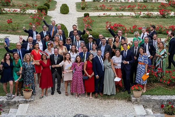 photo de mariage à Paris - photo de groupe