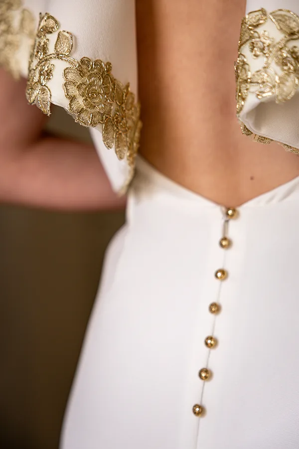 photo de création robe de mariée