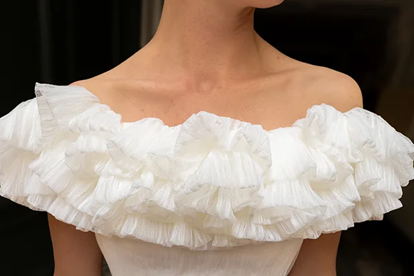 photo de création robe de mariée