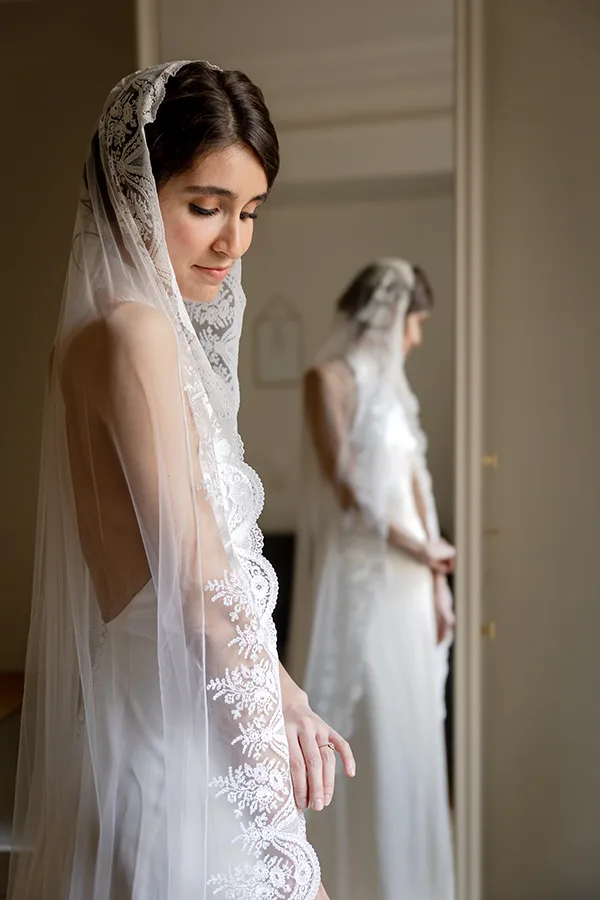 photo de création mode mariee