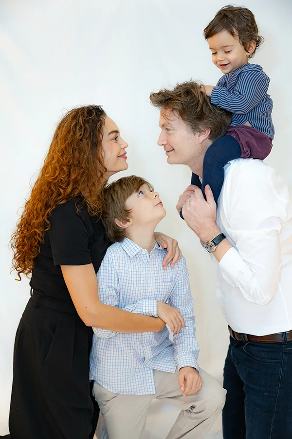 Photo de famille studio a domicile